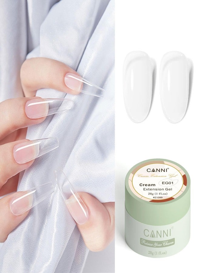 CANNI Builder Gel for Nails – 1 Fl Oz Clear Hard Gel for Nail Extension & Strengthening, Jelly Texture for DIY Nail Art - Image 2